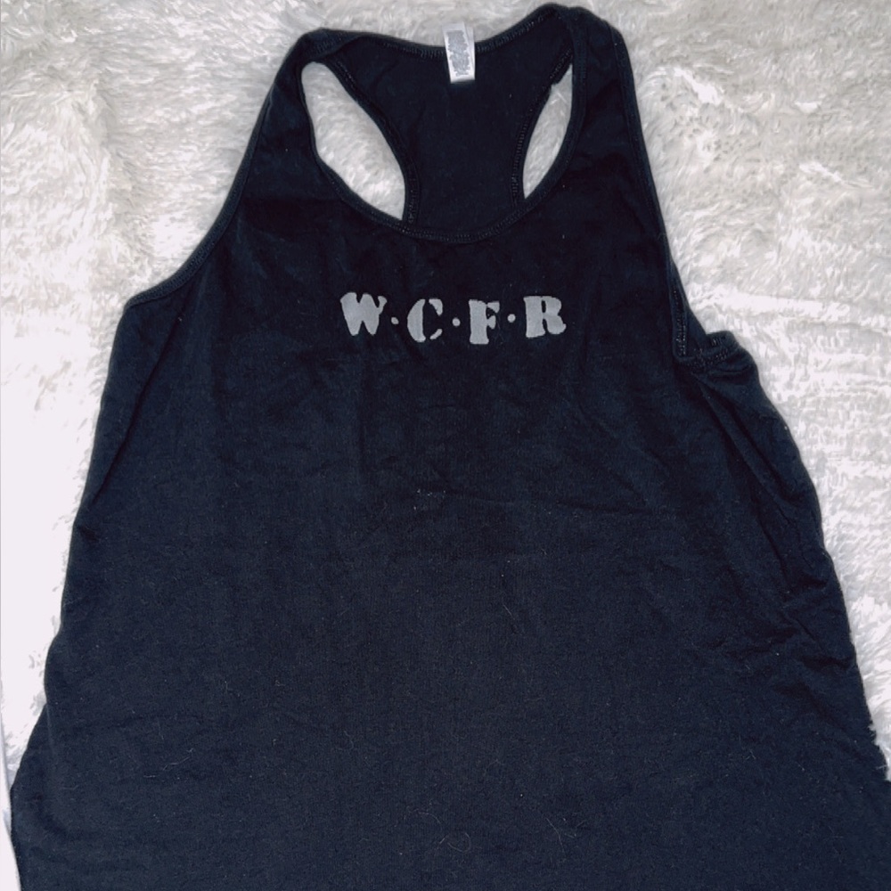 Trendy Women's Graphic Tank Tops - Black and White - Picture 5 of 7